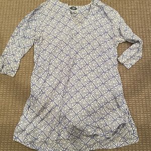 John Robshaw light purple and white cover up